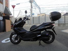 PCX150 ボックス、ETC、グリップヒーター付き